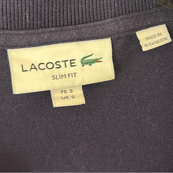 Set of 6 Lacoste polos (navy, white, grey, tan, yellow, and red) 👕🐊🎾 - Picture 2 of 7